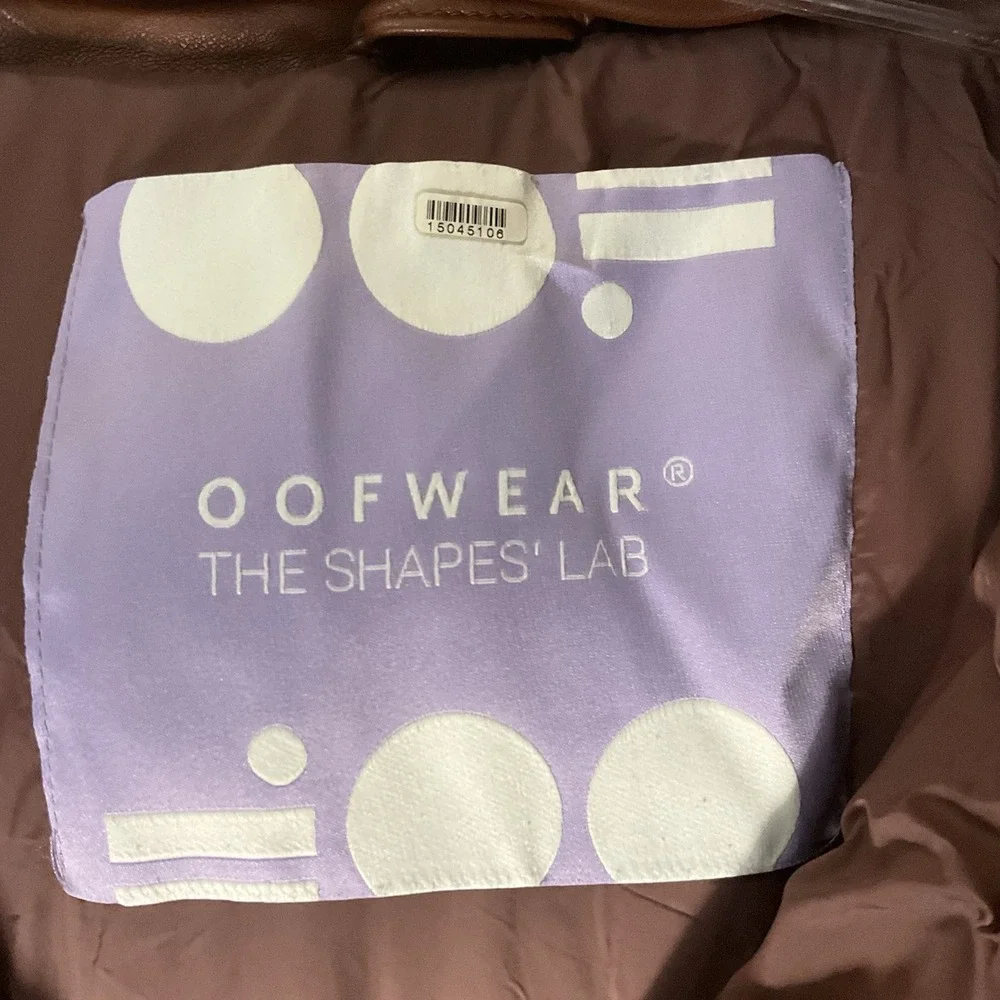 OOF Wear Faux Leather Puffer‎ Jacket